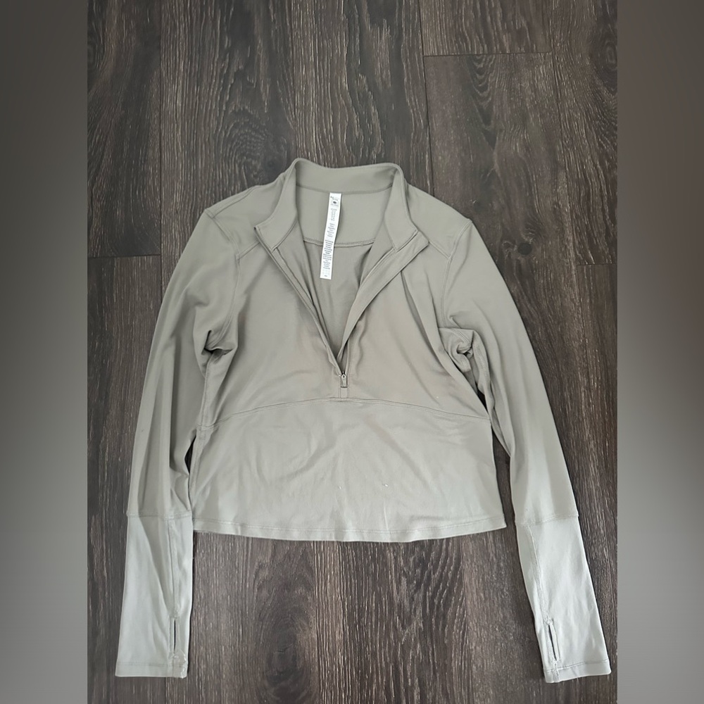 Crz yoga half zip cropped